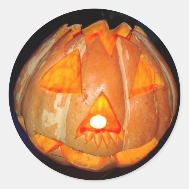 Sticker rond Halloween (Devant)