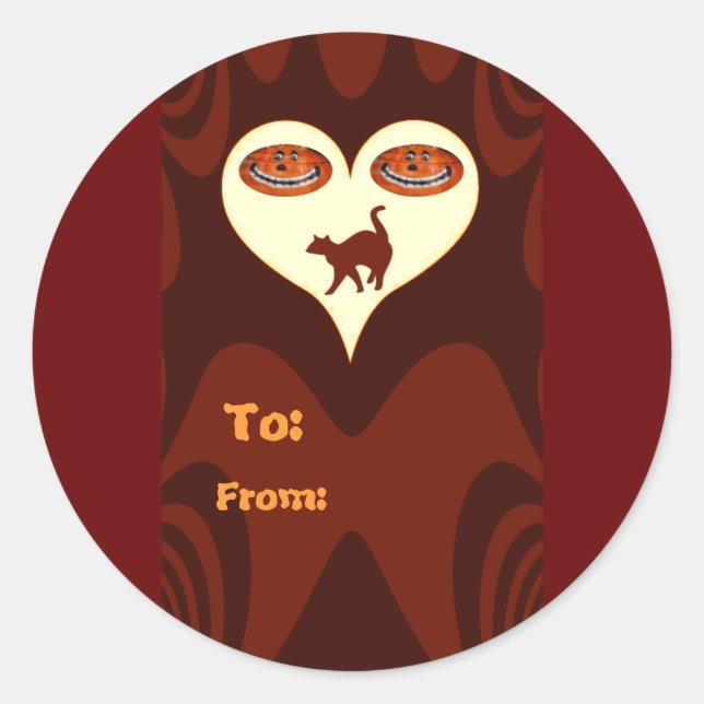 Sticker Rond Halloween #2_ (Devant)