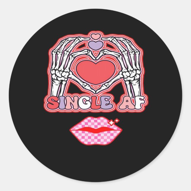 Sticker Rond Halloween classique - Costume de fentes (Devant)