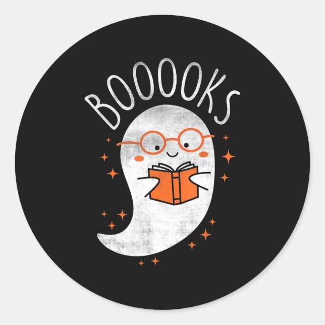 Sticker Rond Halloween Cute Teacher Top (Devant)