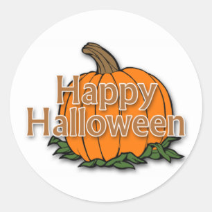 Sticker Rond Halloween heureux