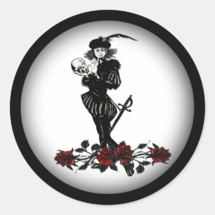 Sticker Rond Hamlet