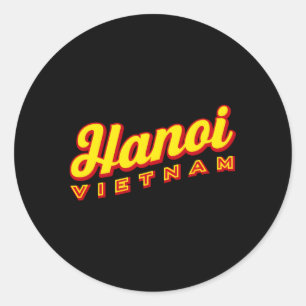 Sticker Rond Hanoi Vietnam
