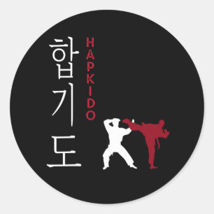 Sticker Rond Hapkido Arts martiaux coréens
