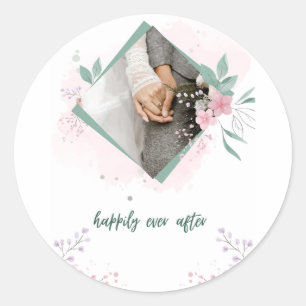 Sticker Rond happily ever after