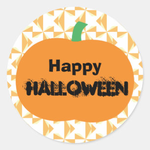 Sticker Rond Happy Halloween
