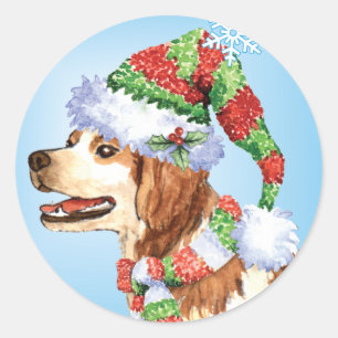 Sticker Rond Happy Howliday Bretagne
