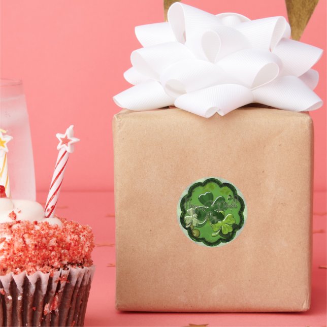 Sticker Rond Happy St. Patrick's Day (Fête)