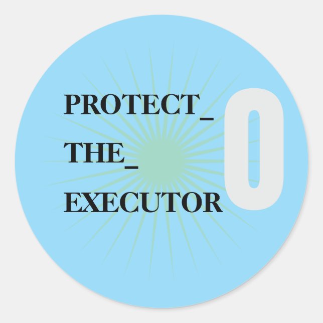 Sticker Rond Hardcore AI Agent Monospace Text 3 (Devant)