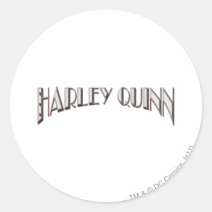 Sticker Rond Harley Quinn - Logo