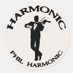 Sticker Rond Harmonic, Phil Harmonic