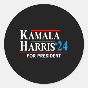 Sticker Rond Harris 2024 Pour Le Vote Électoral Du Président Po
