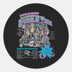 Sticker Rond Harris 2024 Sphères De L'Élection Présidentielle T