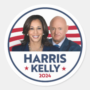 STICKER ROND HARRIS KELLY 2024