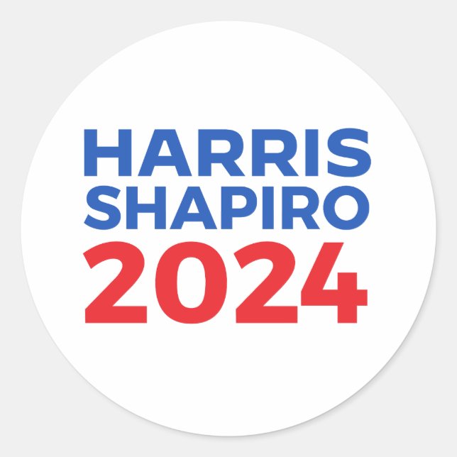 STICKER ROND HARRIS SHAPIRO 2024 (Devant)