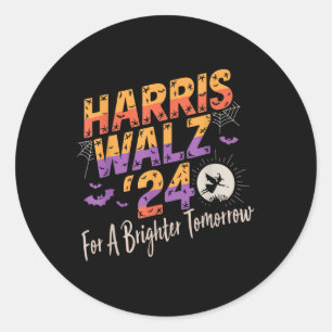 Sticker Rond Harris Waltz 2024 Pour Un Demain Plus Brighton Hal
