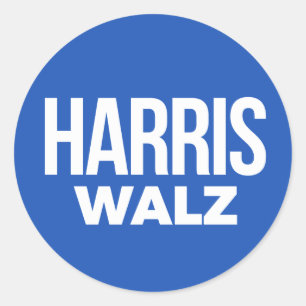 Sticker Rond Harris Walz 2024