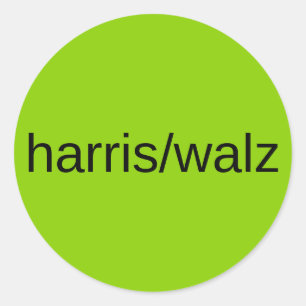 Sticker Rond harris walz élection présidentielle 2024 à la mode