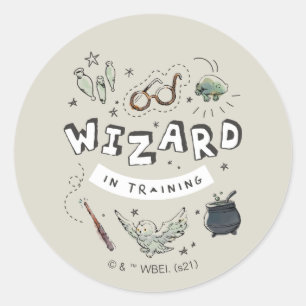 Sticker Rond HARRY POTTER™   Assistant dans la formation