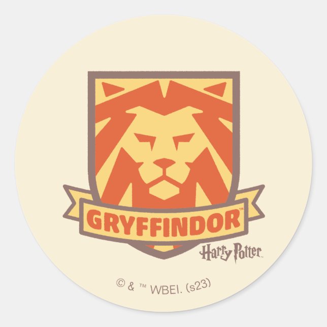 Sticker Rond HARRY POTTER™ | Cimetière Magique d'été GRYFFINDOR (Devant)