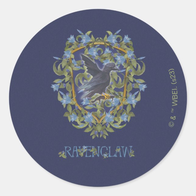 Sticker Rond HARRY POTTER™ | Crest RAVENCLAW™ (Devant)