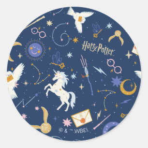 Sticker Rond HARRY POTTER™ Motif icône du solstice d'été
