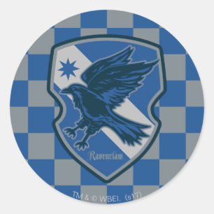 Sticker Rond Harry Potter Ravenclaw House Pride Crest