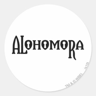 Sticker Rond Harry Potter Spell Alohomora