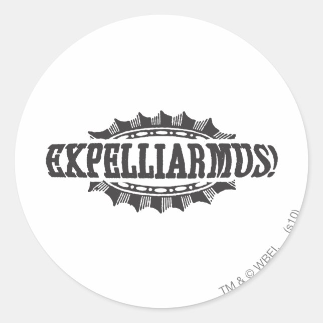 Sticker Rond Harry Potter Spell| Expelliarmus ! (Devant)