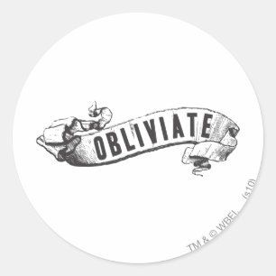 Sticker Rond Harry Potter Spell   Oblivier