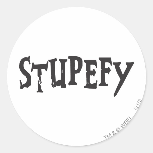Sticker Rond Harry Potter Spell | Stupefy Spell (Devant)