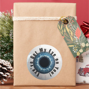 Sticker Rond 👁️ Haunted Halloween attraper les yeux