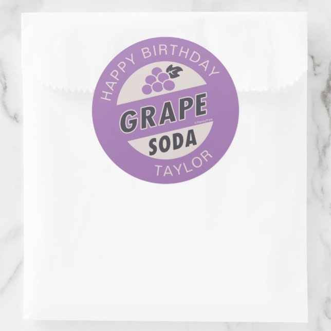 Sticker Rond HAUT anniversaire | Anniversaire de la soude de ra (Sac)
