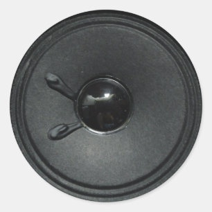 Sticker Rond Haut-parleur