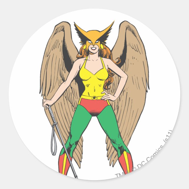 Sticker Rond Hawkwoman (Devant)