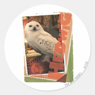 Sticker Rond Hedwig 1