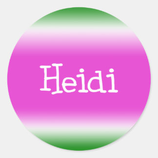 Sticker Rond Heidi
