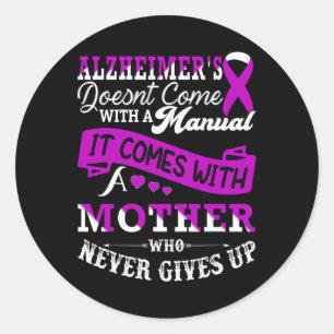 Sticker Rond Heimerheimer's Awareness Mother Support Heimerheim