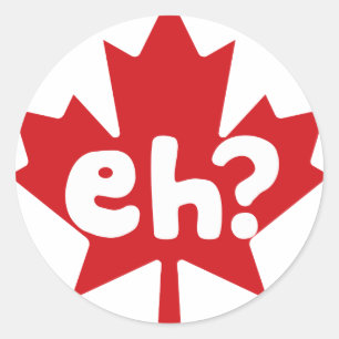 Sticker Rond Hein Canadian Pride