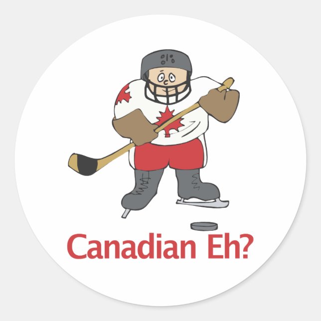 Sticker Rond Hein canadien ? (Devant)