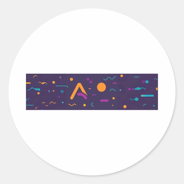 Sticker Rond Hello (Devant)