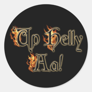 Sticker Rond Helly Aa !