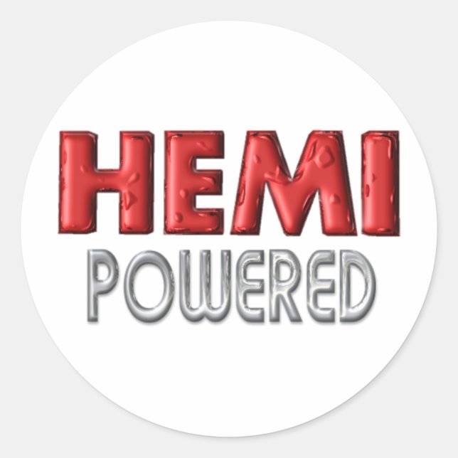 STICKER ROND HEMI (Devant)