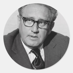 Sticker Rond Henry_Kissinger