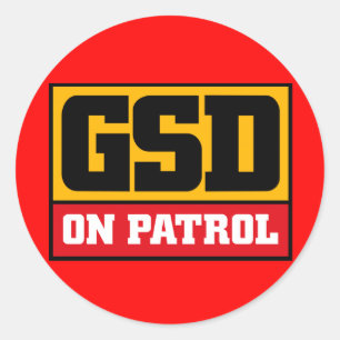 Sticker Rond herman shepherer