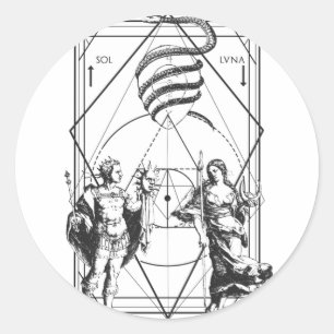 Sticker Rond Hermetica Moderna - Cronvs