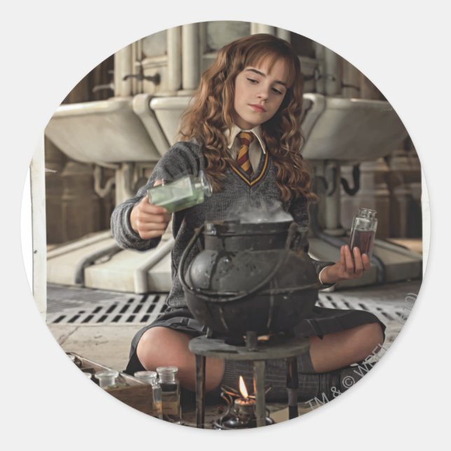 Sticker Rond Hermione 20 (Devant)