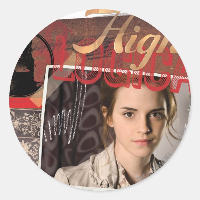 Sticker Rond Hermione 8 (Devant)