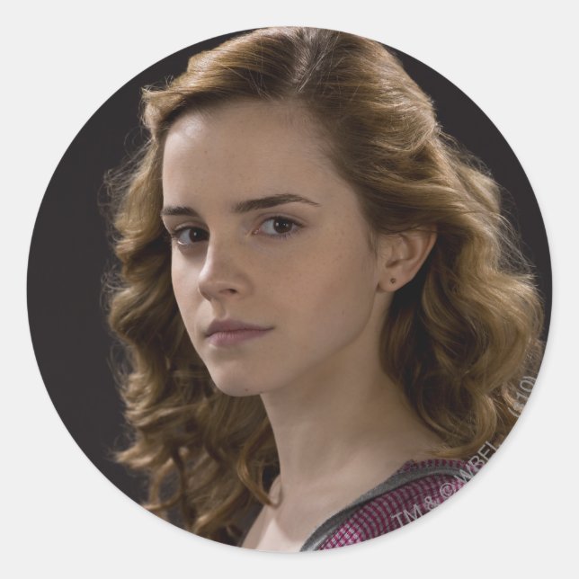 Sticker Rond Hermione Granger 4 (Devant)