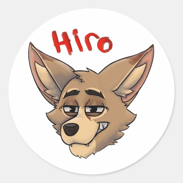 Sticker Rond Hero Burrows (Devant)